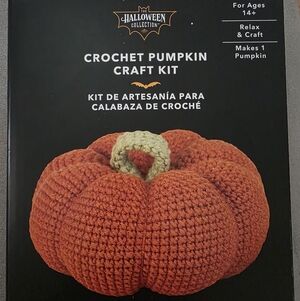 Crochet Pumpkin Craft Kit - Orange